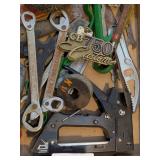 Stapler, Wrenches, Plastic Car Emblem, Scraper