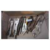 (7) Vise Grips: (1) Dewalt