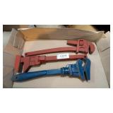 (3) Pipe Wrenches