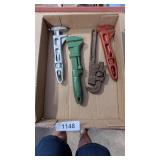 (4) Pipe Wrenches
