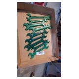 (9) Wrenches: (2) Craftsman