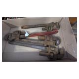 (4) Pipe Wrenches