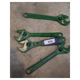 (4) Adjustable Wrenches