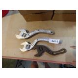 (3) Adjustable Wrenches