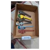 (6) Pipe Wrenches: (2) are Ridgid