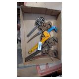 (5) Pipe Wrenches