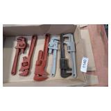 (6) Wrenches: (1) Craftsman, (1) Ridgid