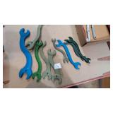 (9) S-Shaped Wrenches