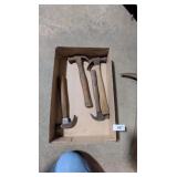 Vintage Pickaxe & Assorted Hammers