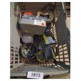 Basket w/ Assorted Nails & Lag Screws