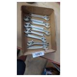 (9) Adjustable Wrenches: (1) Ridgid