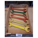 (6) Machine Wrenches & (2) Screwdrivers