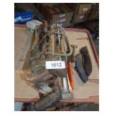 Bucket w/ Hacksaws & Utility Knives
