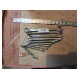 (12) 8"-21" Metric Stanley Wrenches