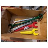 (5) Wrenches: (2) Craftsman, (1) SK