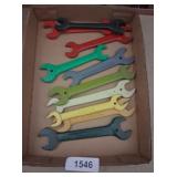 (10) Wrenches: Fulton, Dunlap, Other