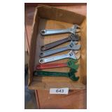(6) Adjustable Wrenches