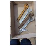 (4) Adjustable Wrenches: (1) Craftsman