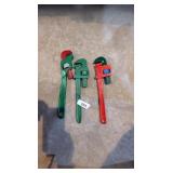 (3) Pipe Wrenches