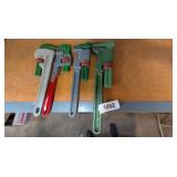 (4) Pipe Wrenches