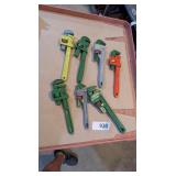 (7) Pipe Wrenches
