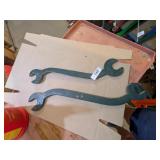 (2) S- Shaped Wrenches