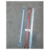 (2) Double Box End Wrenches