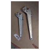 (2) Pipe Wrenches