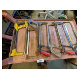 (6) Hack Saws: (3) Craftsman