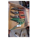 (5) Tin Snips: (1) Irwin