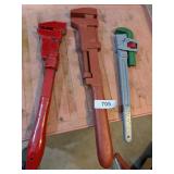 (3) Pipe Wrenches