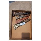 (4) Pipe Wrenches