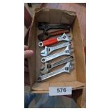 (7) Adjustable Wrenches