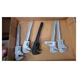 (5) Pipe Wrenches