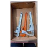 (3) Pipe Wrenches