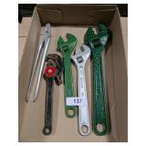 (3) Adjustable Wrenches: (1) Craftsman