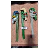 (3) Timo Pipe Wrenches