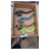 (4) Adjustable Wrenches