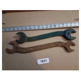 (2) Large Curved Wrenches -**