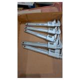 (5) Pipe Wrenches