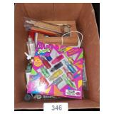 Hot Glue Gun, Partial Paint, Paintbrushes & Other