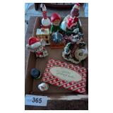 Christmas Figurines & Snow Globe