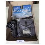 22 Road Atlas, Umbrella & Crossbody Cellphone Bag