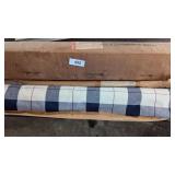 Wooden Quilting Frame & Roll of Fabric