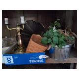 Lamp Shade, Longaberger Basket, +