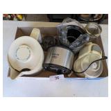 (2) Dipper Crock Pots, Rival Electric Pot, +