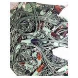 Tote w/ Lid & Large Assortment of Christmas Lights