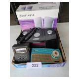 Sonet Clock Radio, Starlogic Multimedia Speakers,