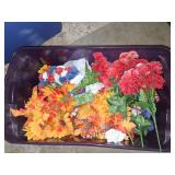 Tote w/ Fall & 4th of July Artificial Flowers