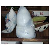 Throw Pillows & Fake Snow